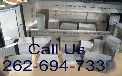 aluminum plate fortalÂ® T651 2.106 x 2 3/8 x 22 