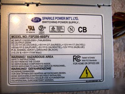 Sparkle power int'l ltd computer switching power supply