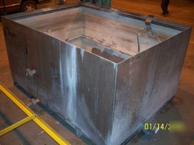 Stainless steel tank 8'X6'X4' deep 8FT by 6 ft by 4 ft
