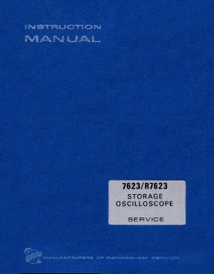 Tek 7623 / R7623 service manual text searchable 2 res 