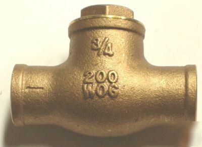 #VA29 - cast brass swing check valve 3/4