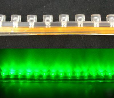 3,green 48CM pvc neon light stripe 12V waterproof led 
