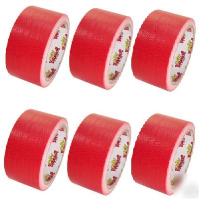 6 rolls red duct tape 2