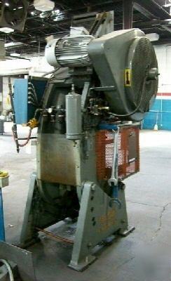 60 ton l&j o.b.i. punch press, 7-1/2 hp, 3 phase /20455