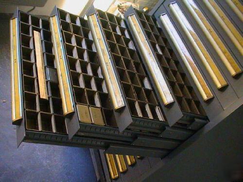 Equipto 18 drawer storage cabinet stanley vidmar lista