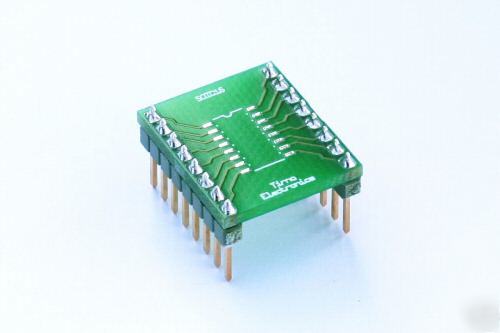 Smt smd to dil adapter soic 16 pin pb-free conversion 