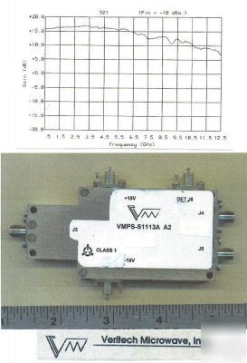 Veritech microwave inc. amplifier - 100 khz. to 5 ghz.