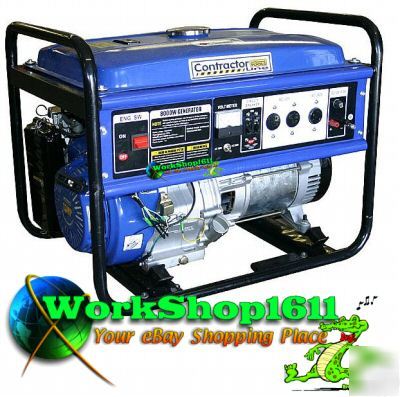 New 8000 watt gas generator for home camper rv boat car 