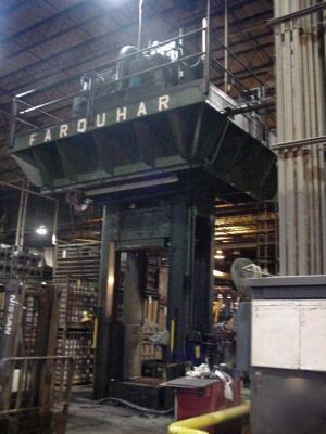 600 ton farquhar ss hydraulic press 72