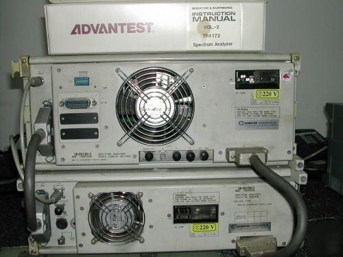 Advantest TR4172A spectrum and vector network analyzer 