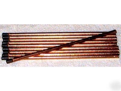10 copper clad carbon cutting rods,copper clad rods,nos