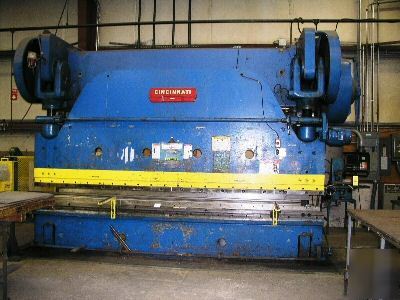 14' x 500 ton cincinnati mechanical press brake