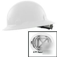 Allsafe services and mate hard hat fullbrim white 30148