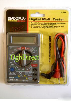 Digital multi tester meter multimeter multitester ac dc