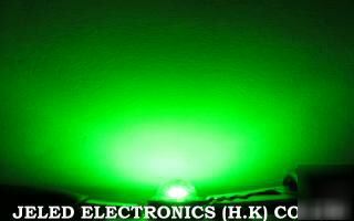 New 5PCS high-power 3W green 130 lumen led freeship
