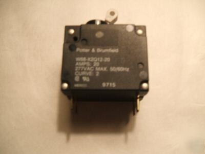 New p&b W68-X2Q12-20 20A mag-hyd circuit breaker 1PC