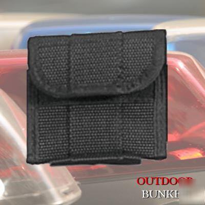 Police patrol nylon duty belt cordura latex glove pouch