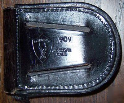 Safariland handcuff pouch leather 90V 90 v basketweave