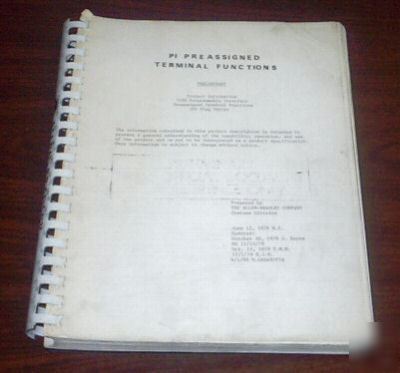Allen bradley 7100 cnc - pi terminal functions manual