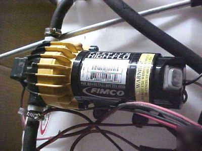 Fimco 15GL spot sprayer, 2.1G.p.m., 60P.s.i. pump/wand,