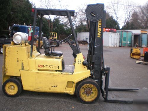 Hyster 12000 lbs capacity forklift lift truck