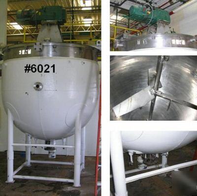 1,000 gallon j.c. pardo kettle - s/s - jacketed - 5 hp
