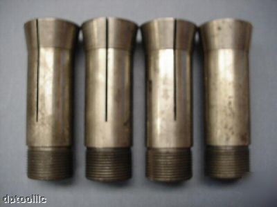 1 lot 4 hardinge series 2L collet for round shank tools