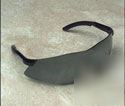 12 safety glasses strikers black silver mirror wrap lot
