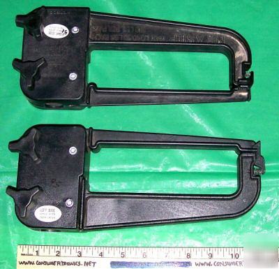 (2) camco clamp-n-carry chair racks, chair clamps