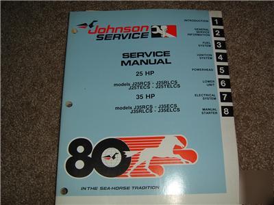 Johnson 1980 25 & 35 hp service manual