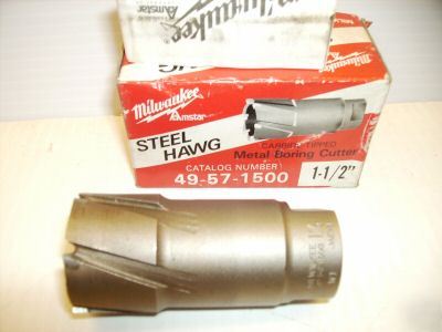 Milwaukee steel hawg mag drill bit 1-1/2