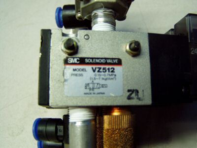 Smc solenoid valve m/n: VZ512 - used