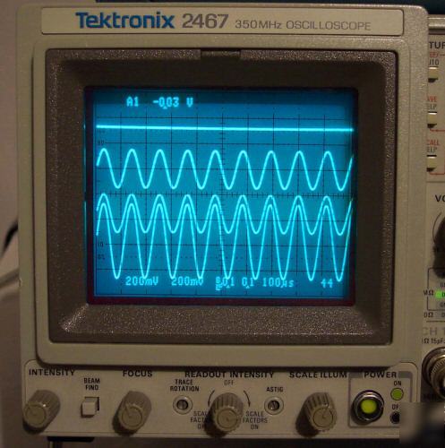 Tektronix 2467 350MHZ oscilloscope w/ option 6