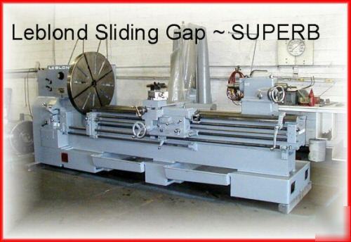 Leblond sliding gap bed lathe 26/53 inch x 100/159 inch
