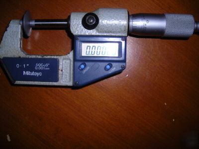 Mitutoyo digital disc micrometer 0-1
