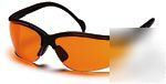 Pyramex venture 2 safety glasses (orange)