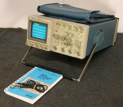 Tektronix 2467B 400MHZ oscilloscope w/man/probe mint