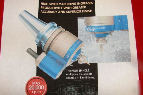 Big kaiser cnc high spindle speed increaser mill tool