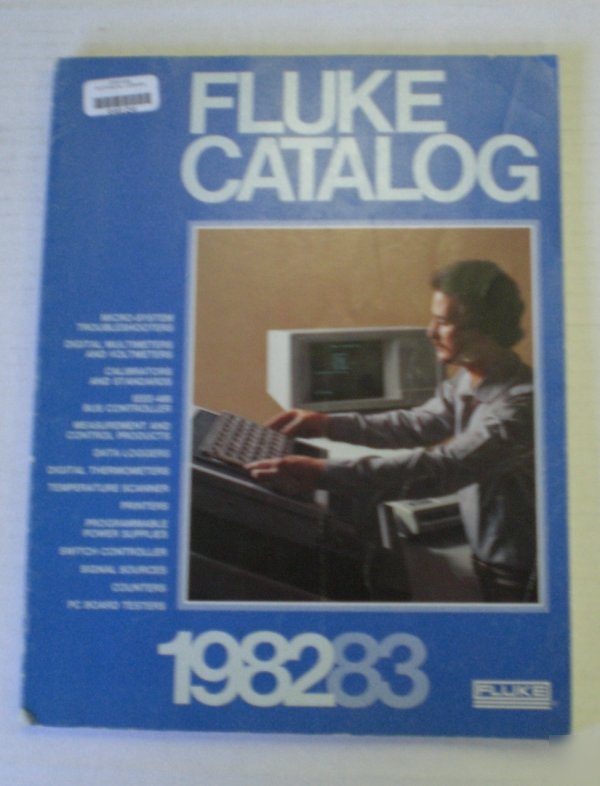 Fluke catalog 1982/83 - $5 shipping 