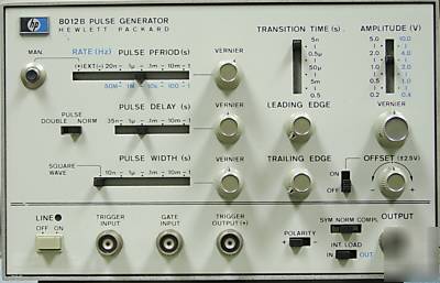 Hp 8012B pulse generator, calibrated, guaranteed