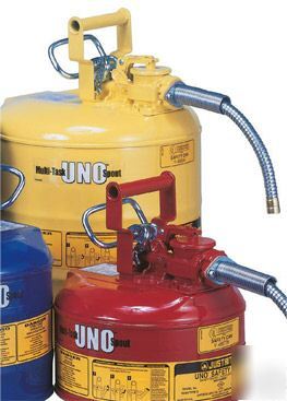 Justrite 5 gallon uno safety diesel can type 2
