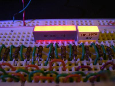 Led shapes ::: hp red and yellow light bars, qty. 60