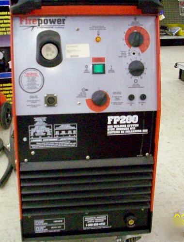 Model FP200 mig welding system welds up to 1/2