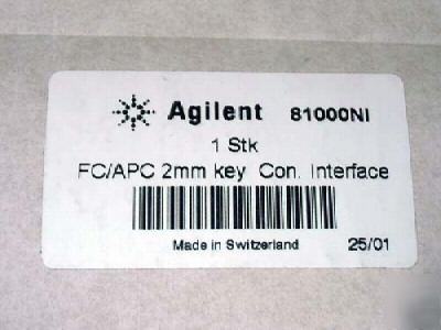New hp agilent 81000NI fc/apc adapter mis (switzerland)
