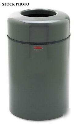 New rubbermaid fiberglass 28-gal. radius top waste can- 