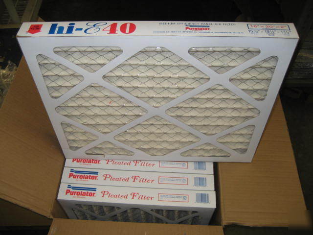 Purolator hi-&40 16X20X2 air filters