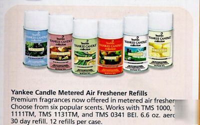 Timemist yankee candle deodorizer (macintosh) 6 pack