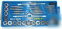 40 pcs. sae tap and die set ~ precision hand tool