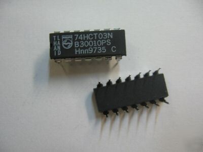 800PCS p/n 74HCT03N ; integrated circuit dip-14