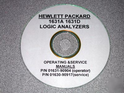 Hp 1631A 1631D service, operation & programing manuals